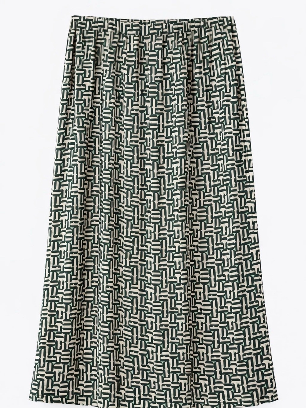 Halogen Geometric Print Midi Skirt, NWT, Size Medium